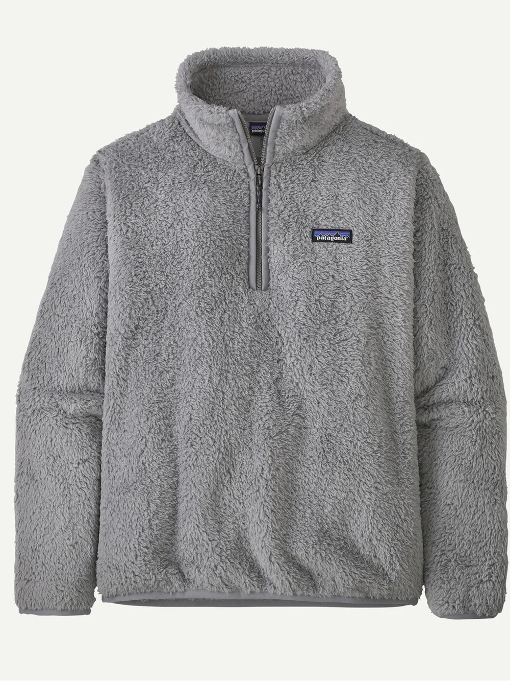Patagonia Light Gray Los Gatos Quarter-Zip Fleece Pullover